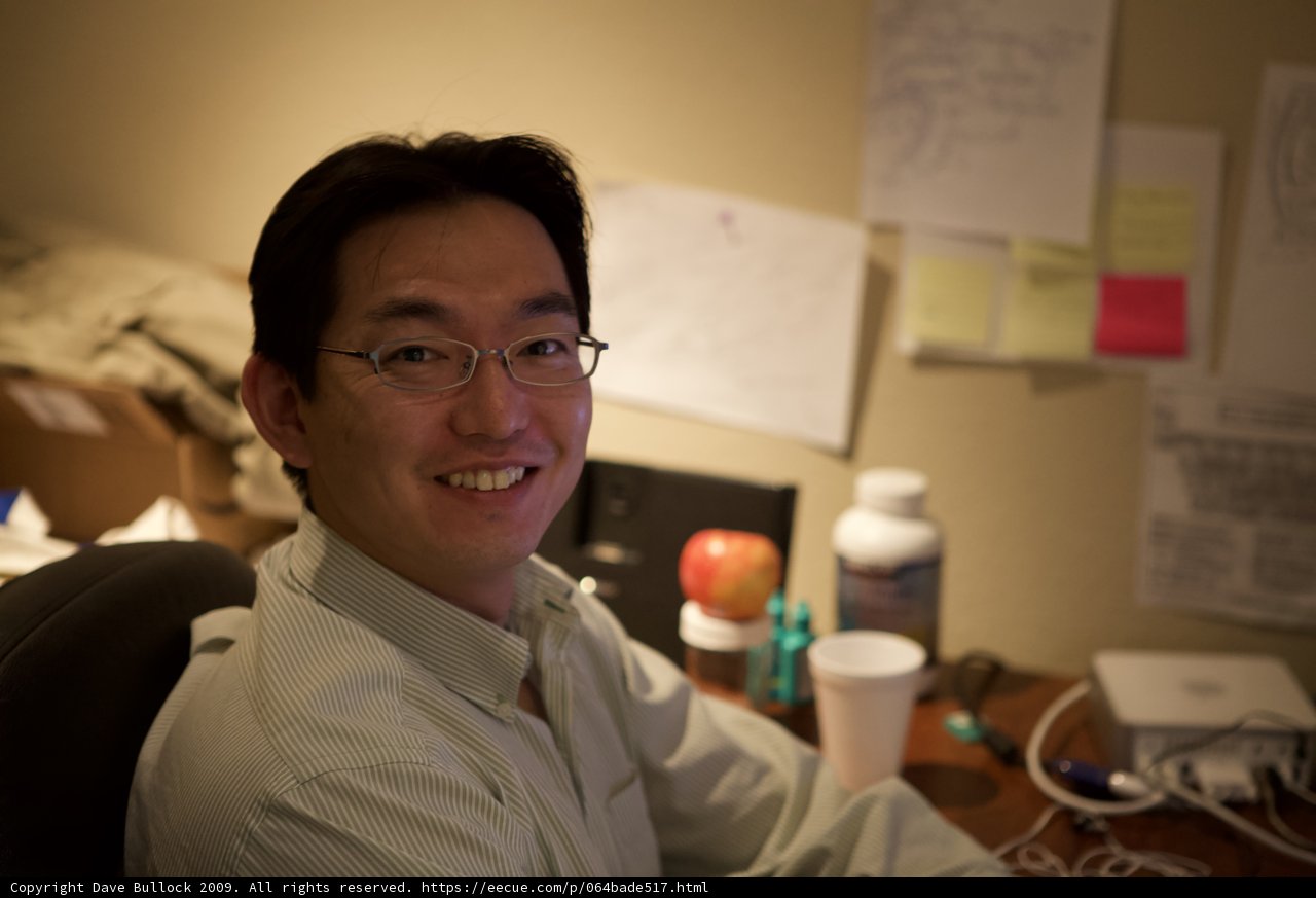 Hiroaki Ogi at his Rescue Mission Desk
