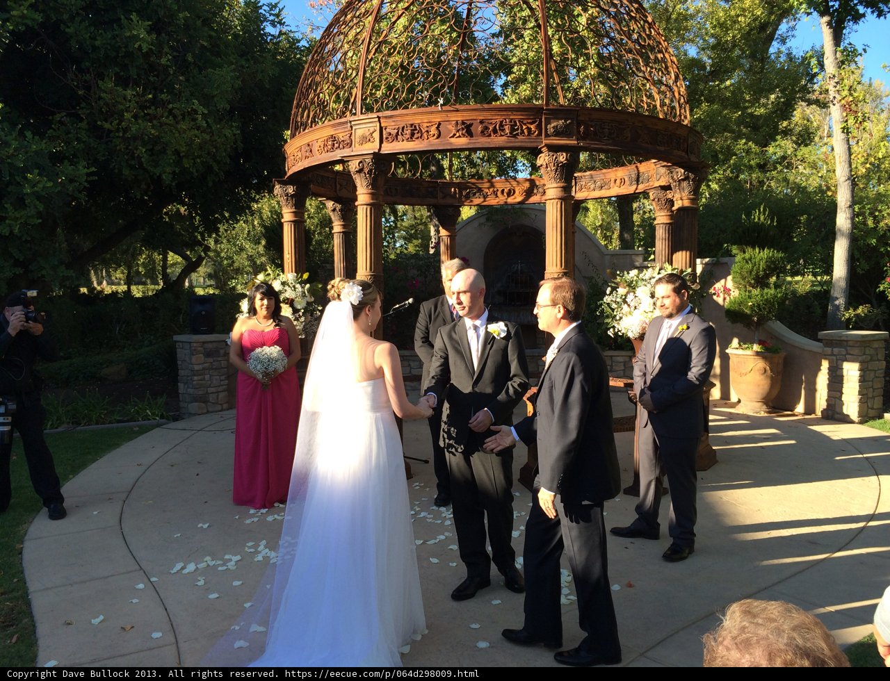 A Beautiful Wedding Ceremony in the Westlake Village Gazebo