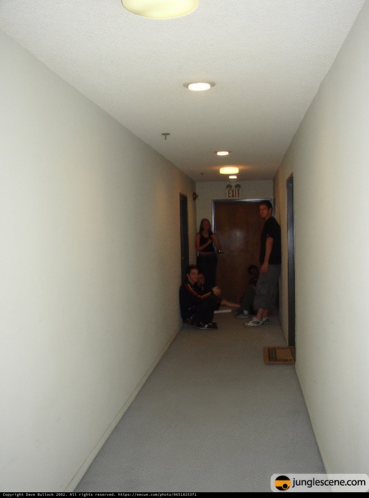 The Five Friends in the Hallway