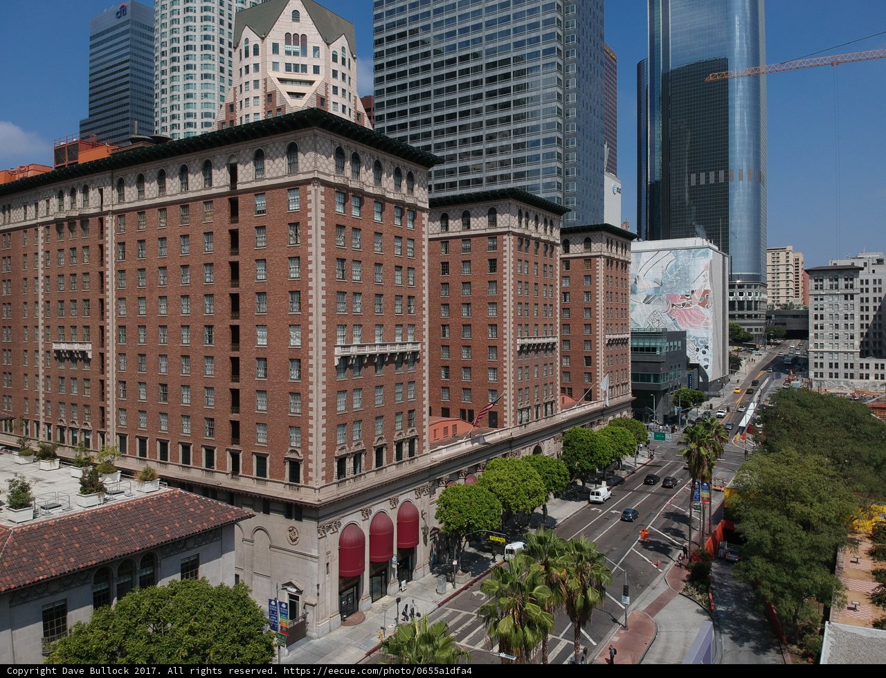 Skyscrapers and Cityscape at Pershing Square