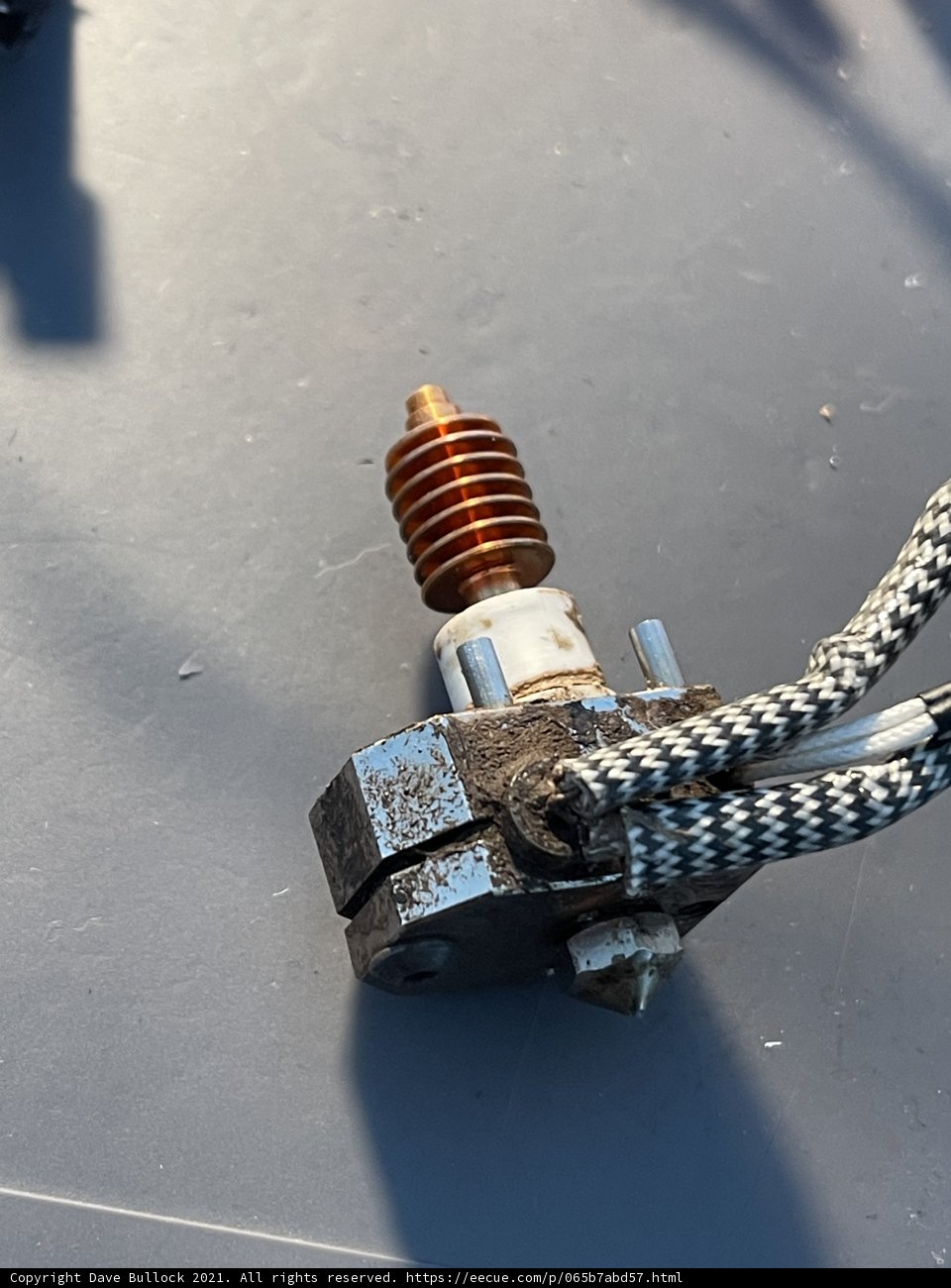 Rusty Screw and Wires