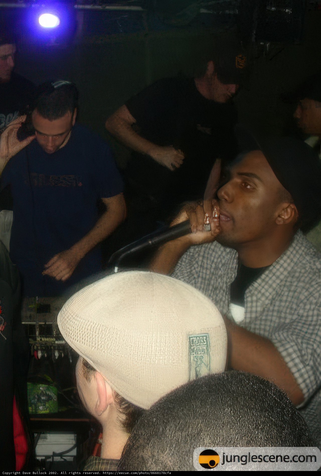 Nightclub Performance with Microphone