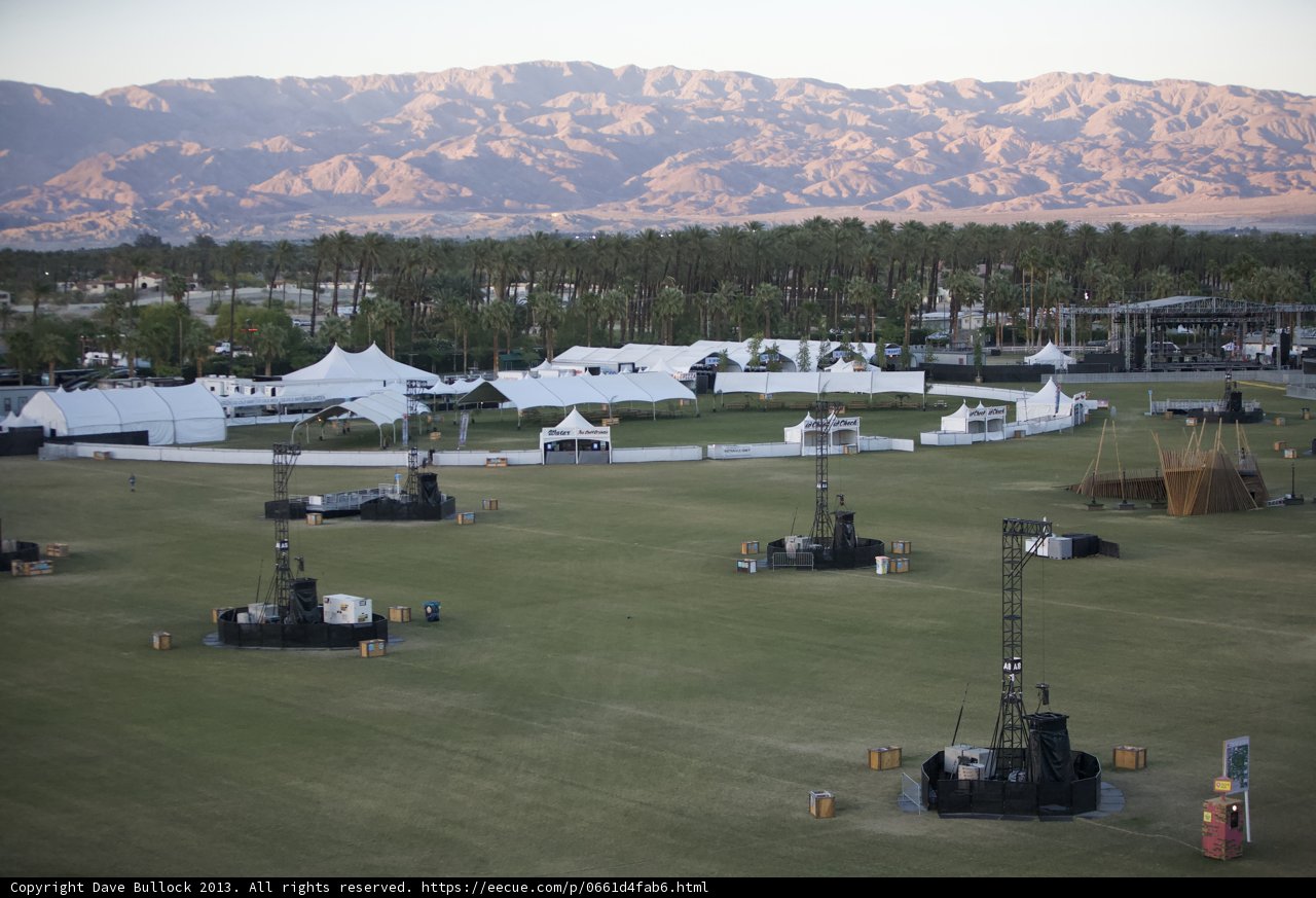 Campground at Coachella Weekend 2