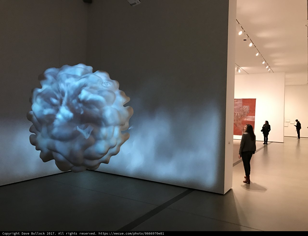Cloud Projection in Art Museum
