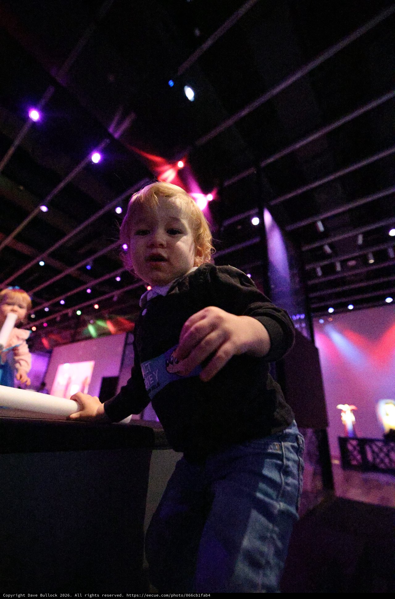 Toddler Enjoying Baby Rave at Asian Art Museum