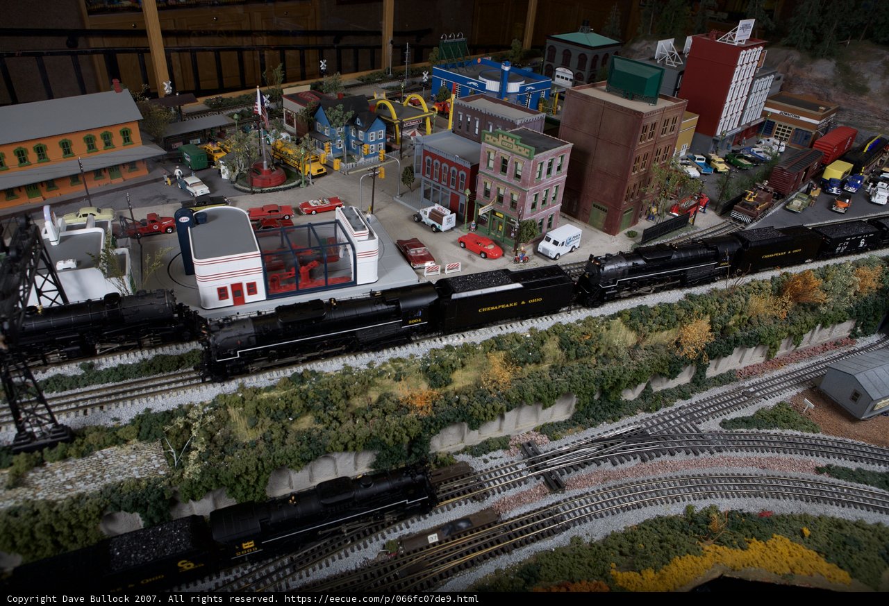 All Aboard! Toy Train Takes Over Miniature Metropolis