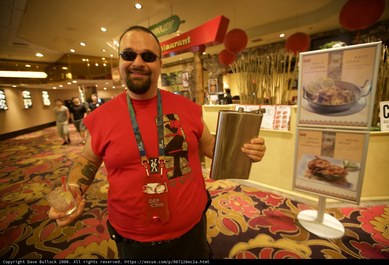 Tattooed Man Takes a Chance at the Casino