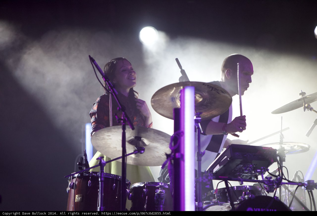 Drumming Duo on Stage