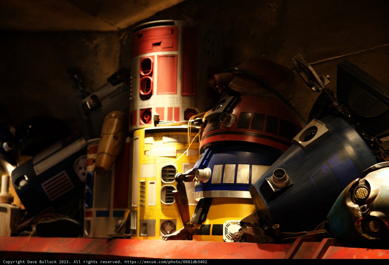 Exploring the Droid Factory at Star Wars Galaxy's Edge