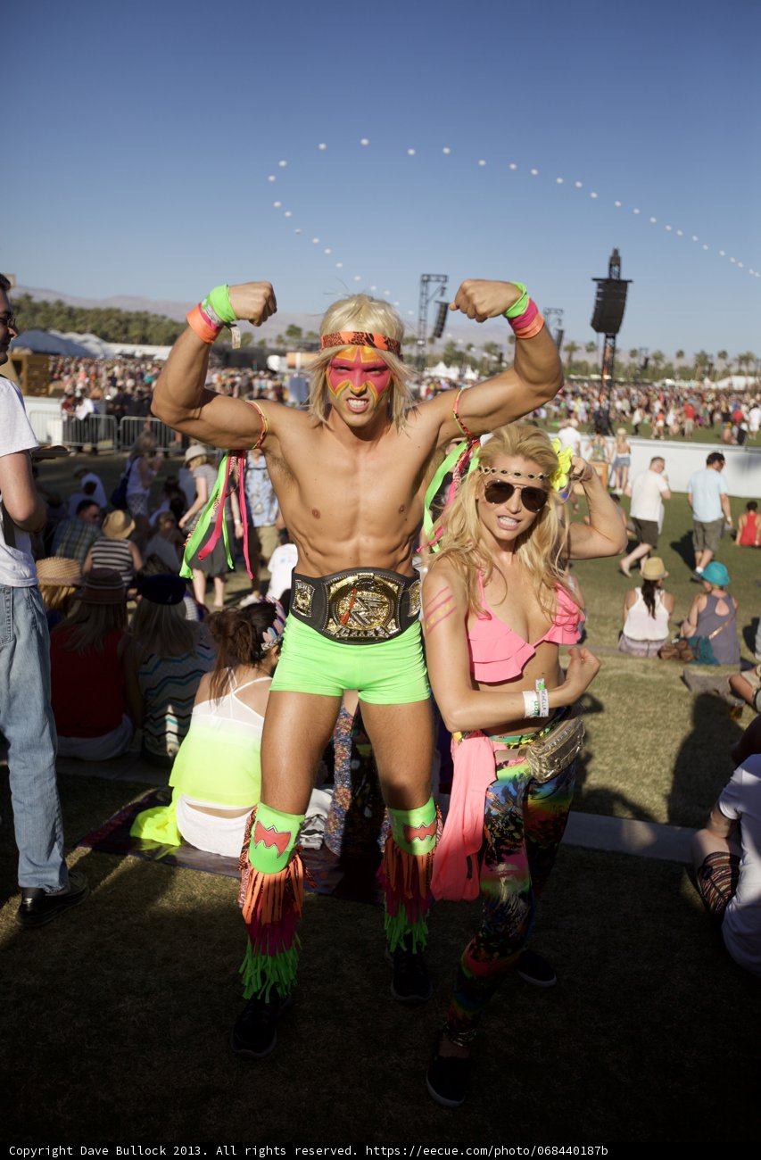 Colorful Fashion at Coachella
