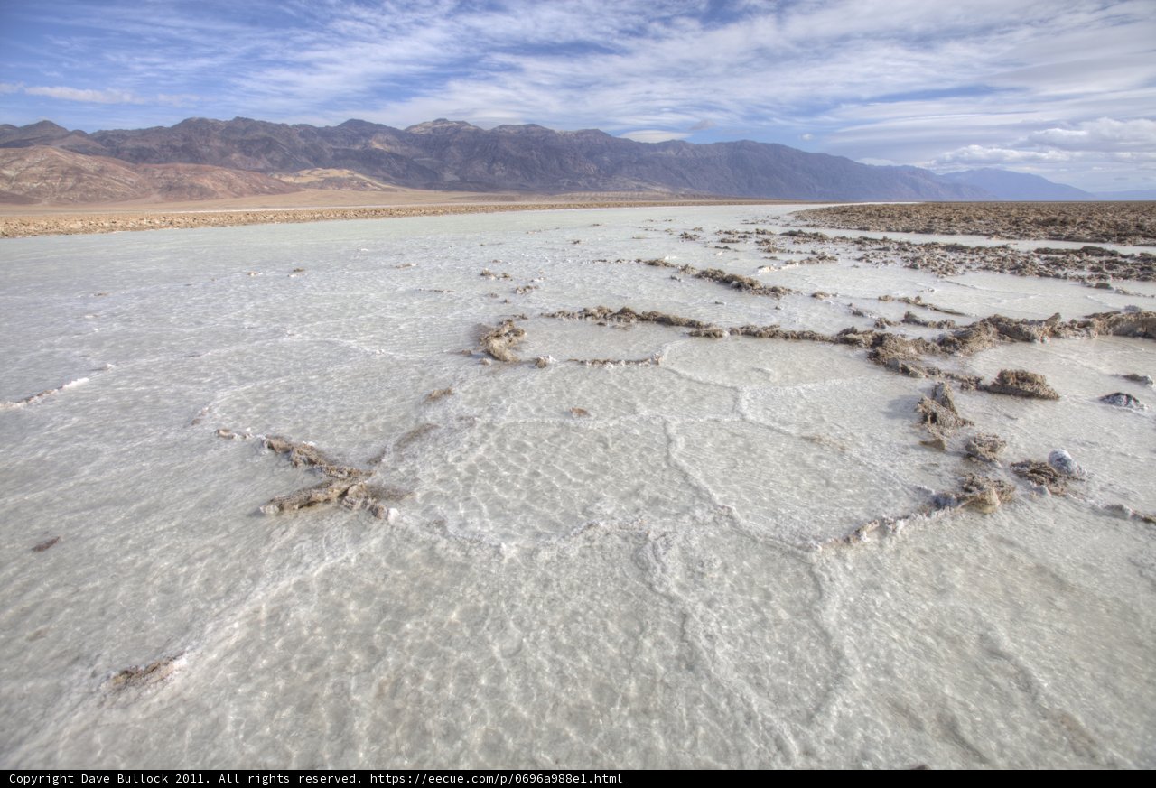 Majestic View of Death Valley's Salt Flats