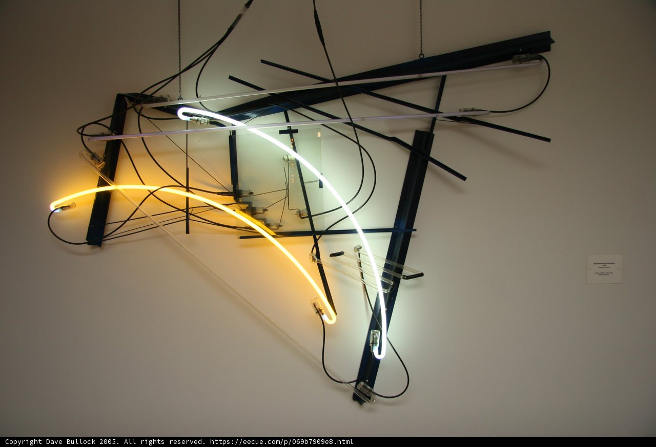 Neon Chandelier