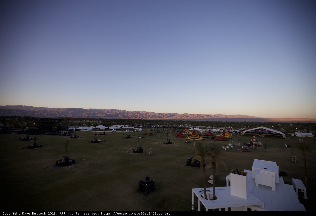 Overlooking the Desert Airfield