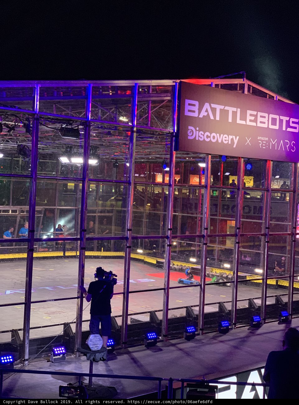 Battlebots Event Lights Up the Desert Night Sky