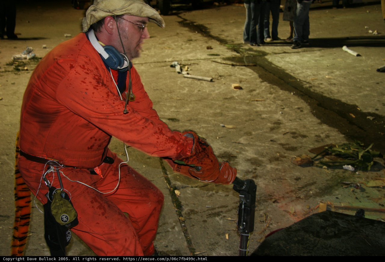 Orange Jumpsuit Worker