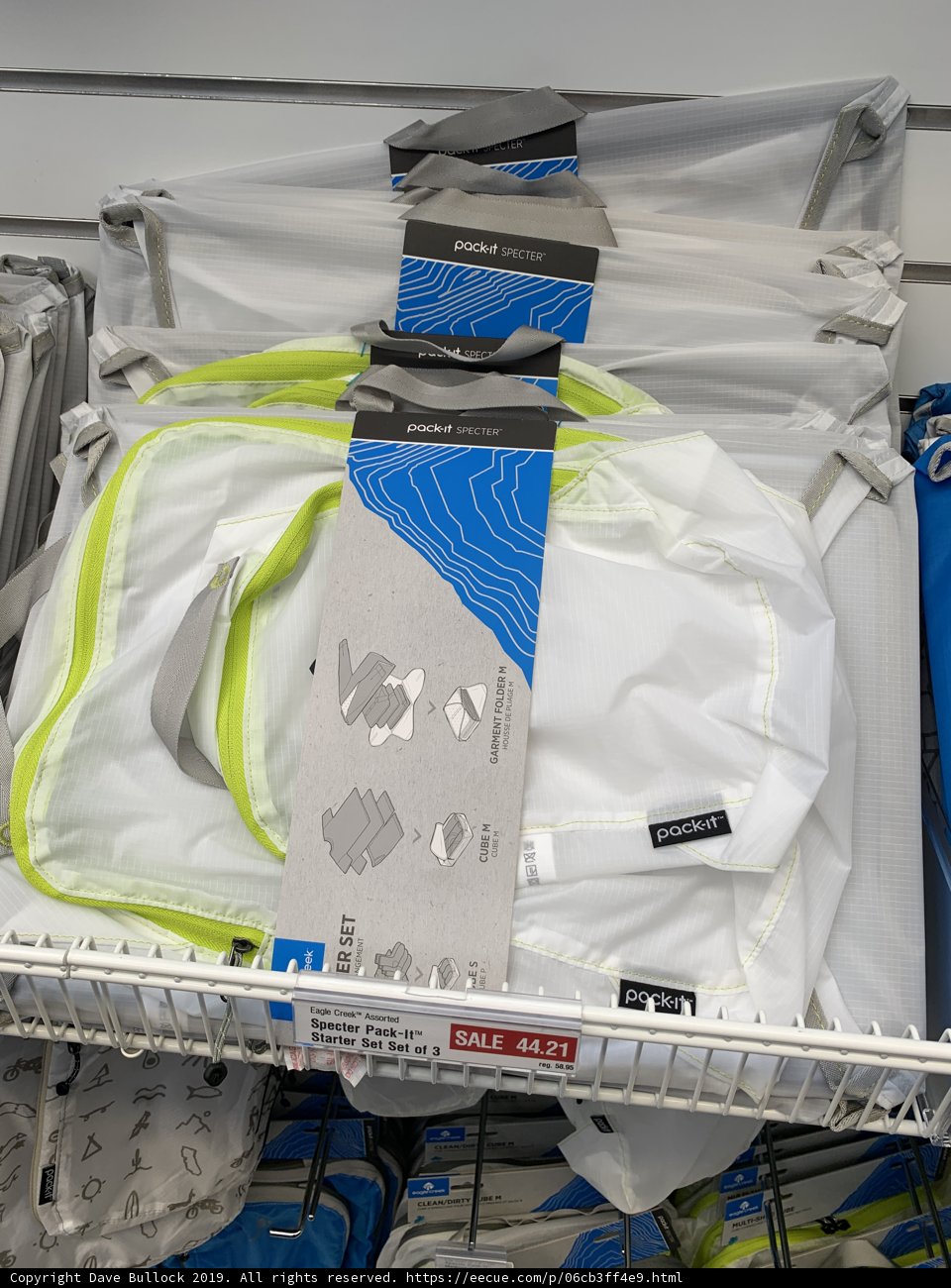 Basket of Bags in a San Francisco Store