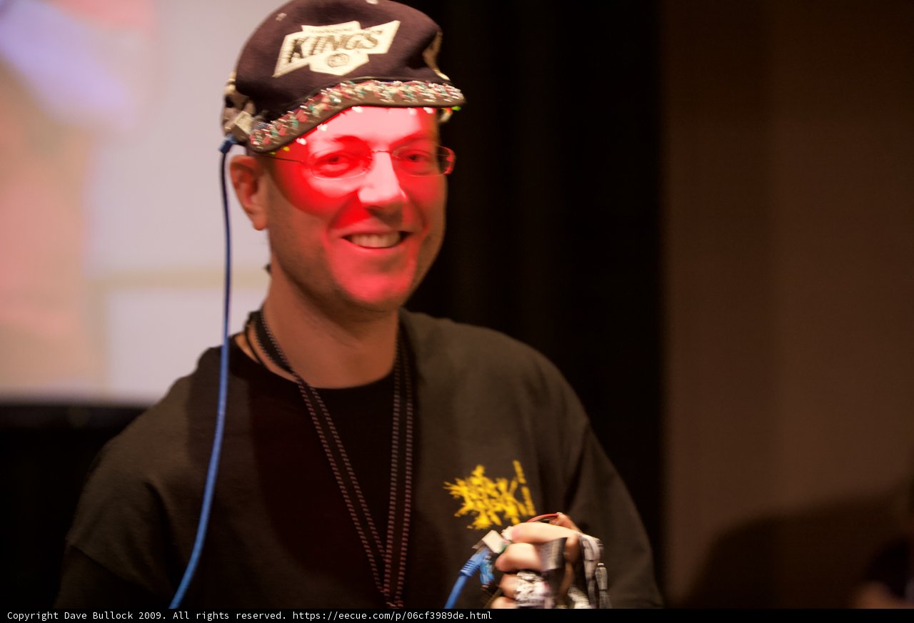 Red Light Hat Man