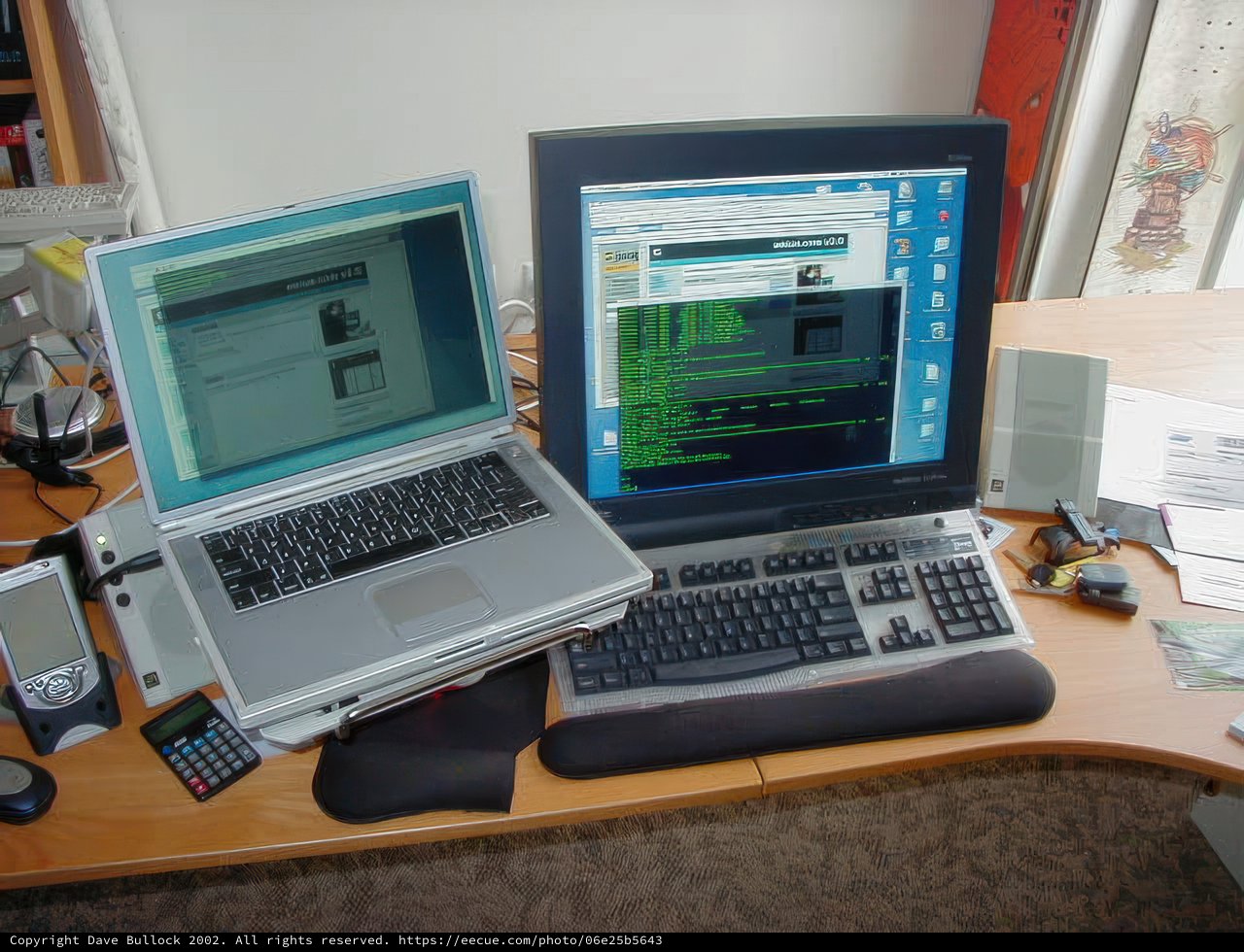 Dual Computers at Work