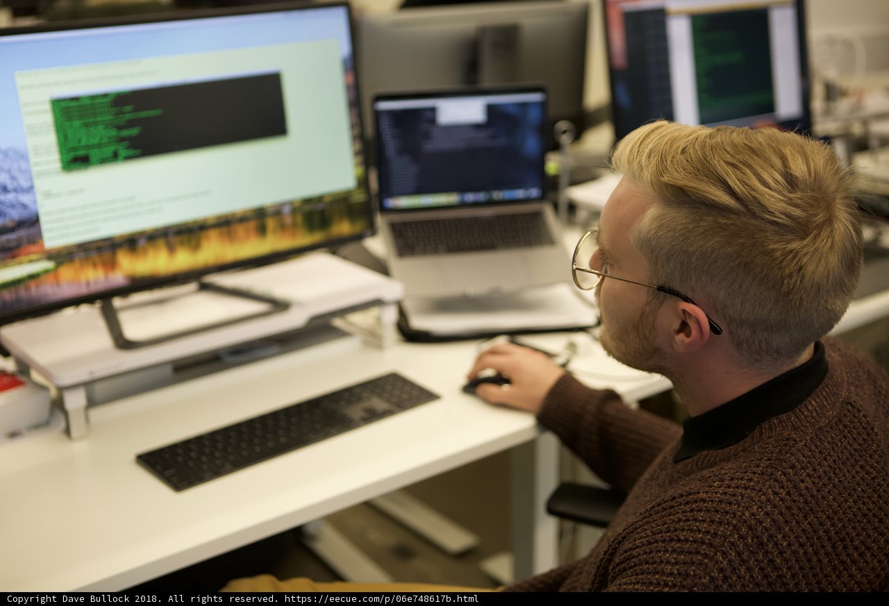 Tech-Savvy Workspace