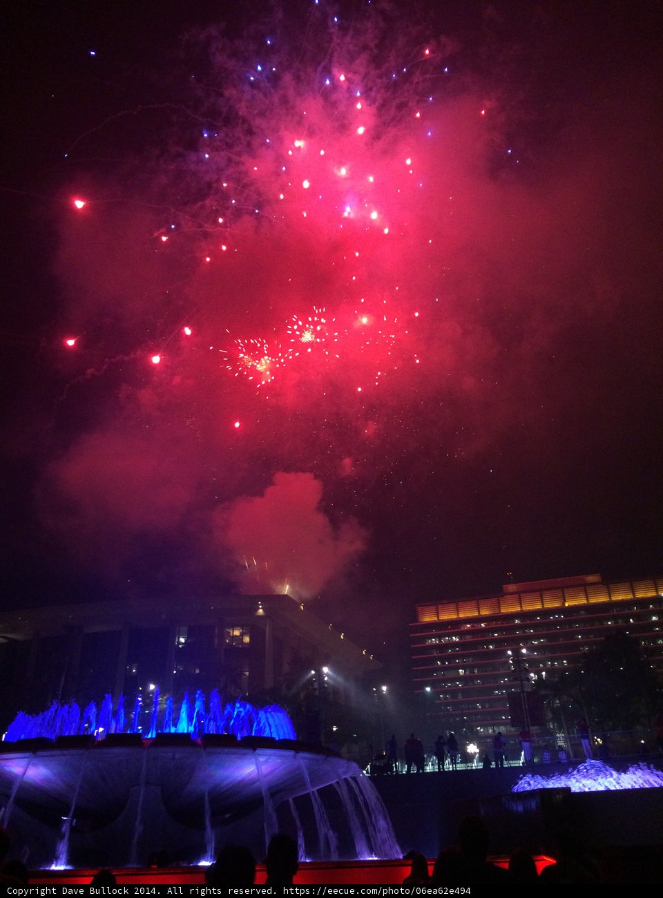 Fireworks Display over Civic Center Mall