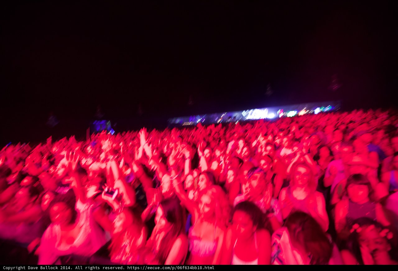 Urban Nightclub Concert Crowd