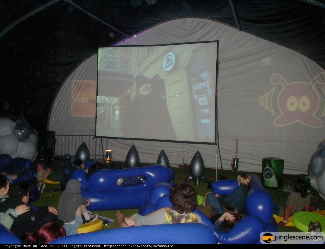 Movie Night in the Coachella Tent