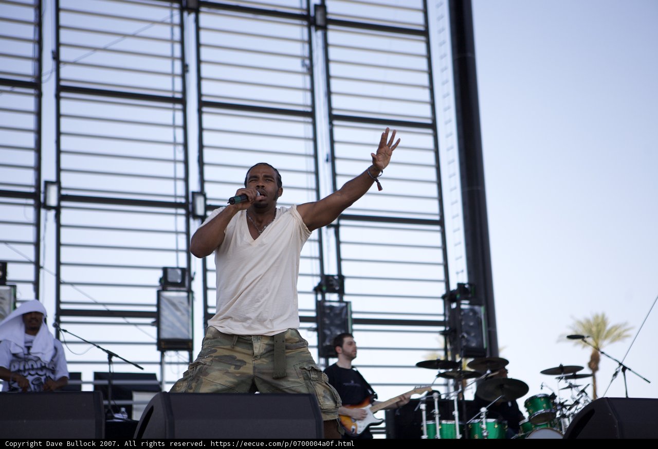 Pharoahe Monch Rocks Coachella Stage with Musical Instruments and Electronics