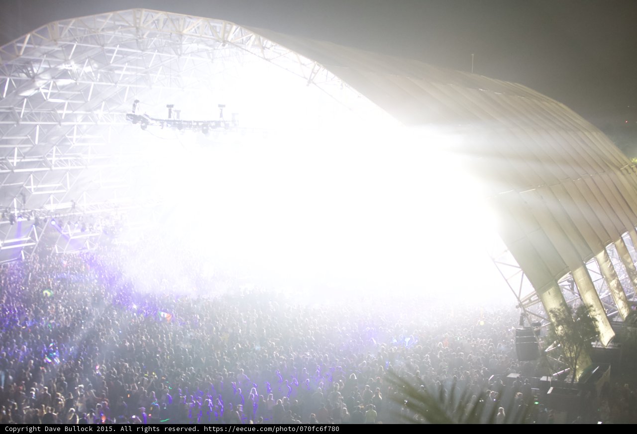 Massive Crowd Enjoys Coachella's Outdoor Concert