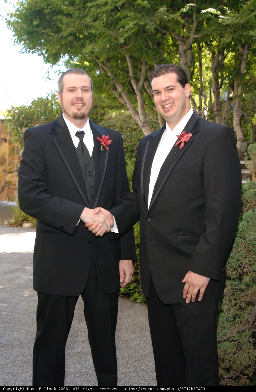 Business Deal at a Wedding