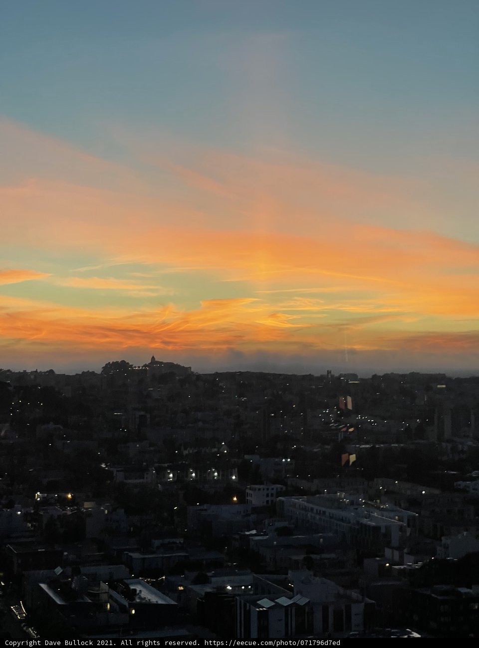 San Francisco Skyline at Sunset