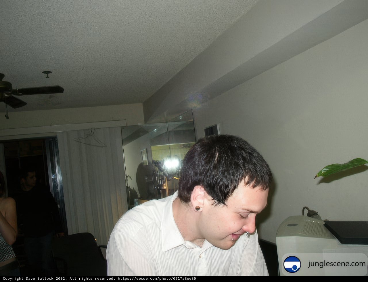 Portrait of Jason W with Potted Plant