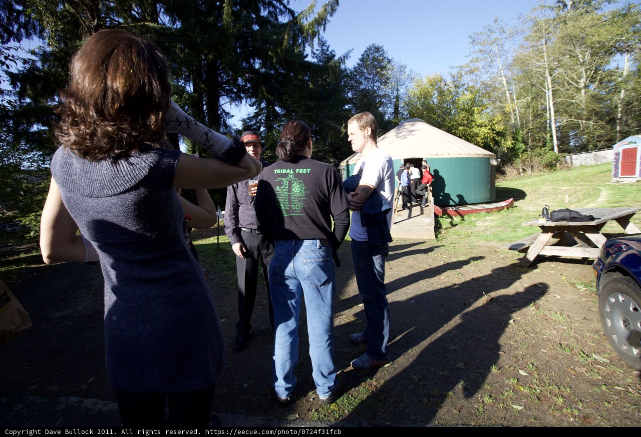 Gathering Around the Yurt