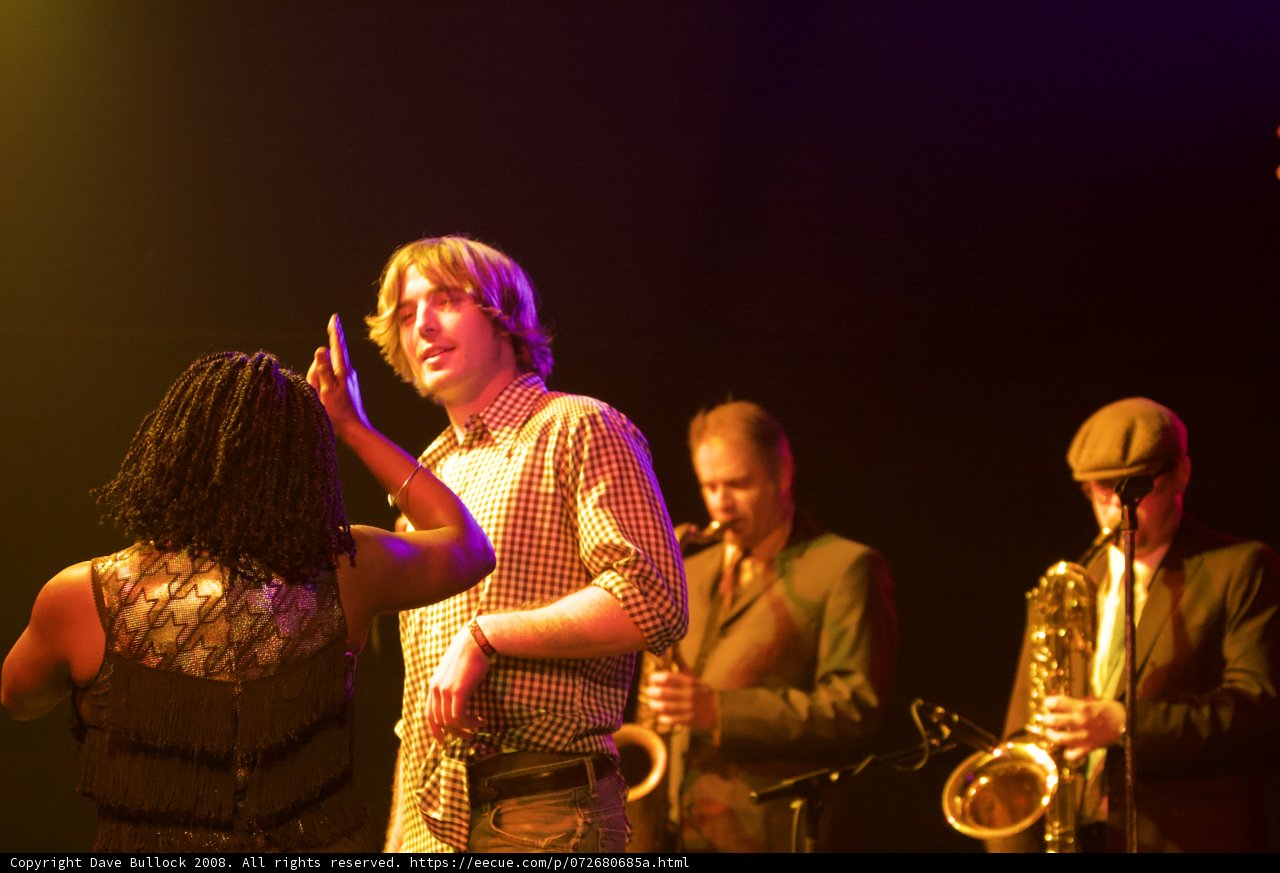 Saxophonist steals the show at Coachella