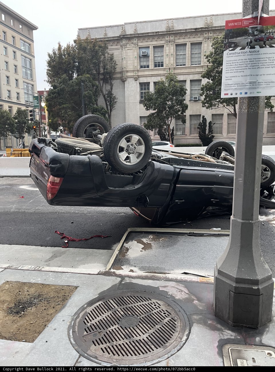 Car Wreckage in San Francisco
