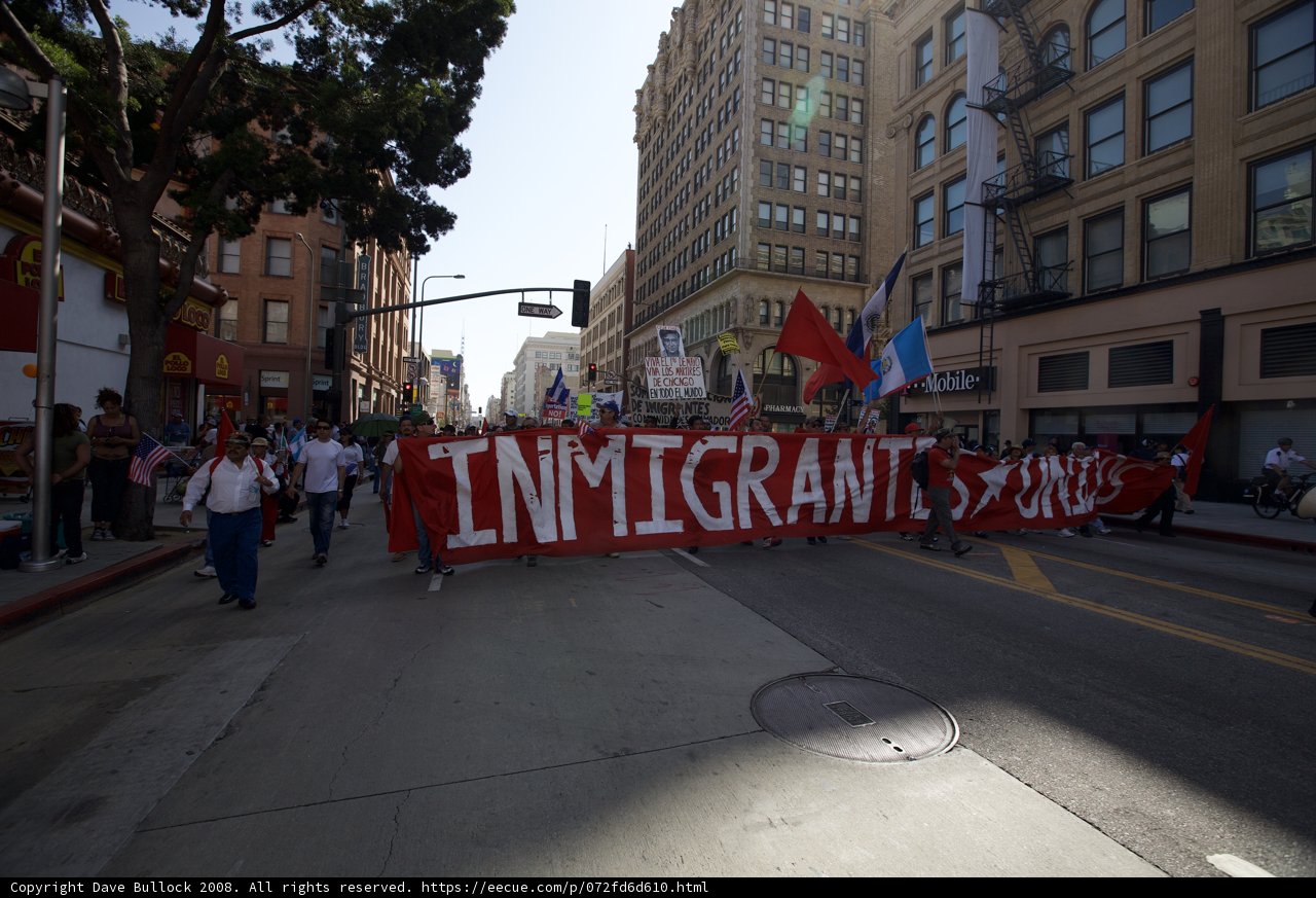 Immigrant Rights Rally in the City