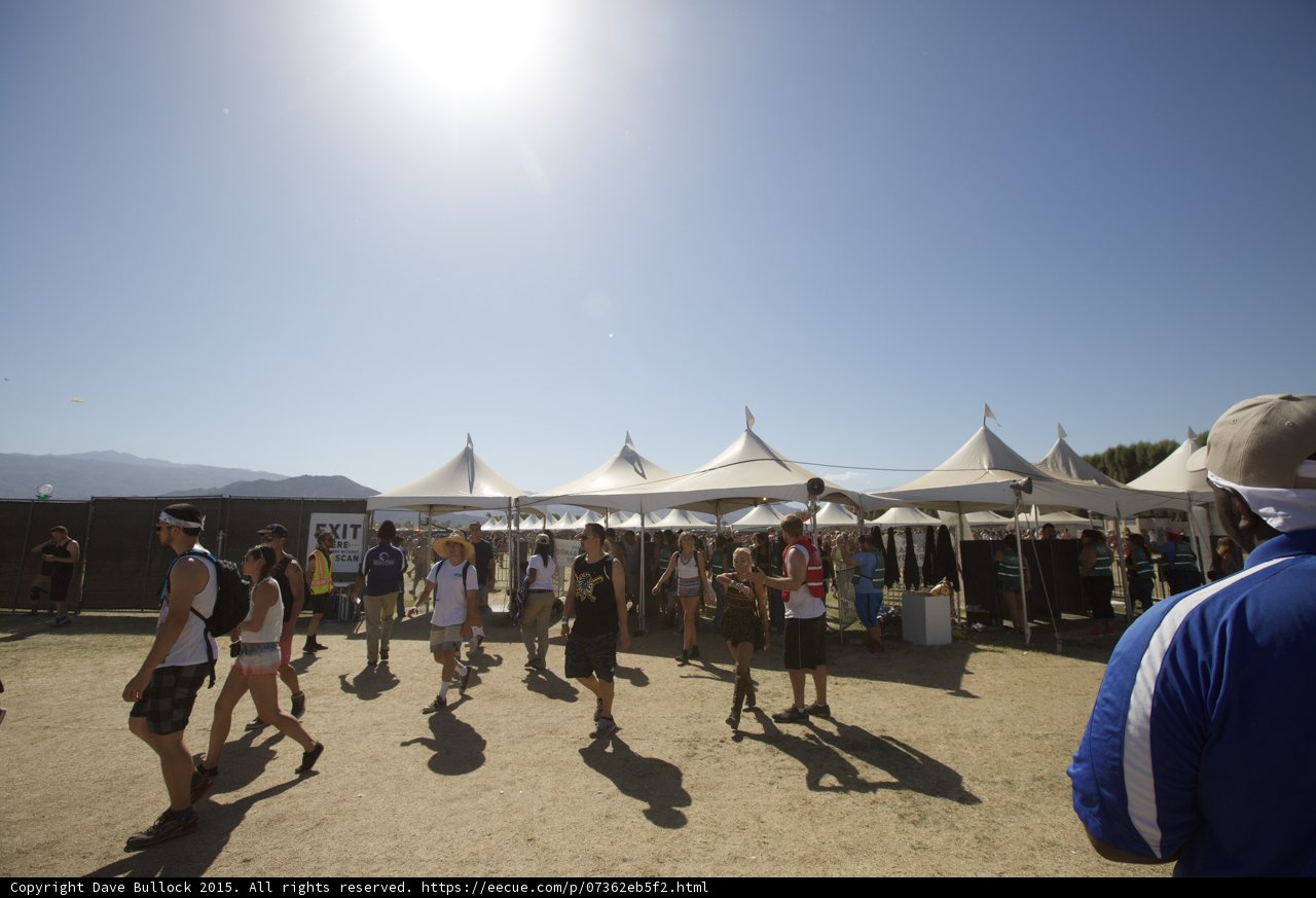 Walking in the Sun at Coachella Festival
