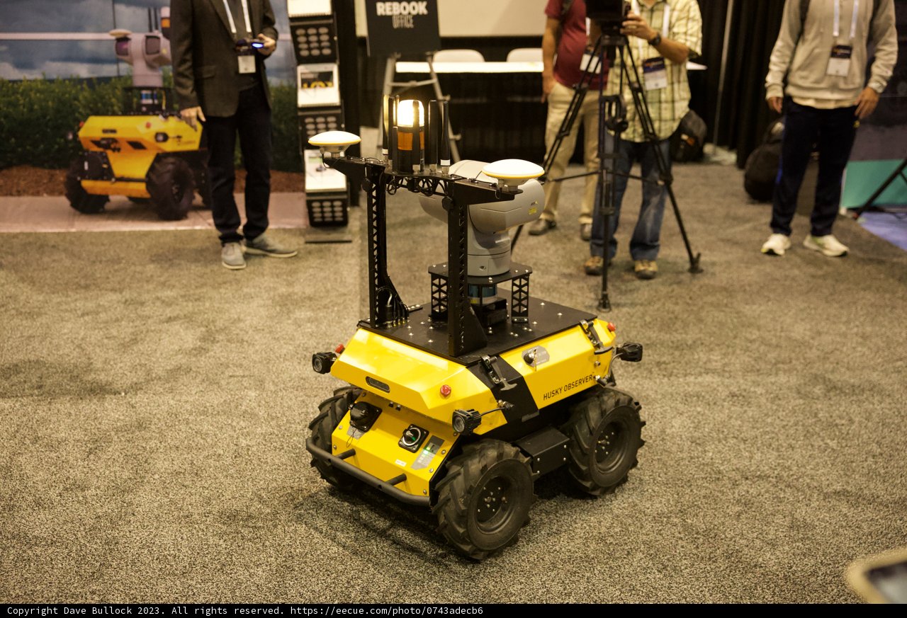 Showcasing Future Tech: Robotic Display at the 2023 Robobusiness Expo
