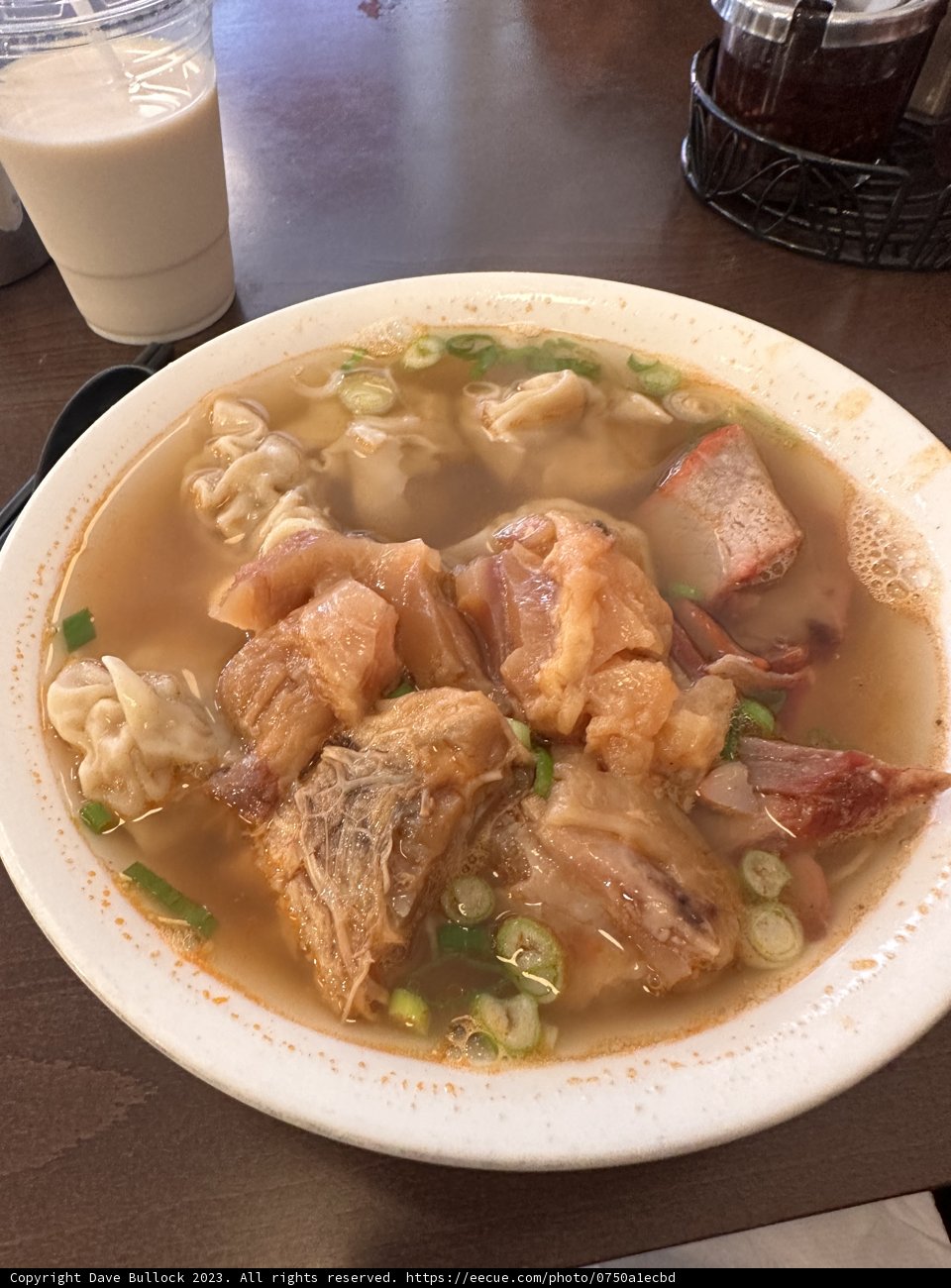 Delicious Wonton Soup in San Francisco