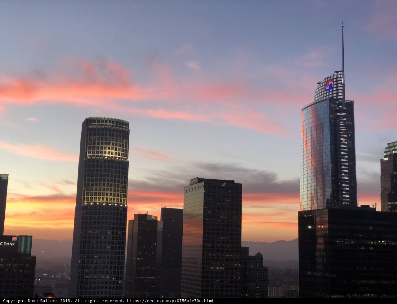 Urban Sunset Skyline