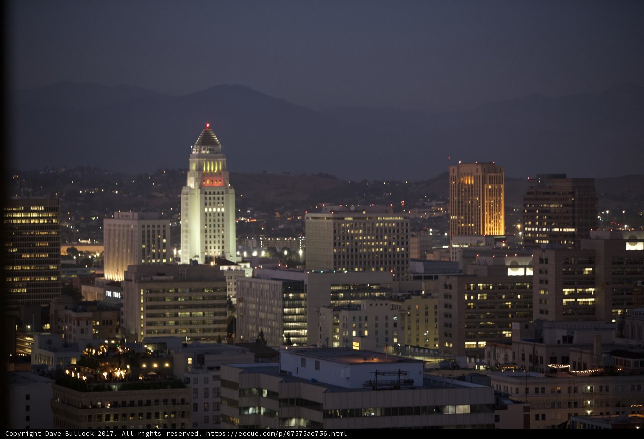 The Majestic City of Los Angeles at Night
