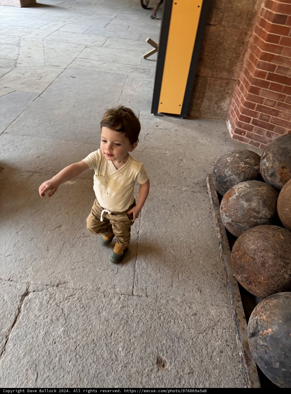 Wesley: A young explorer at Fort Point