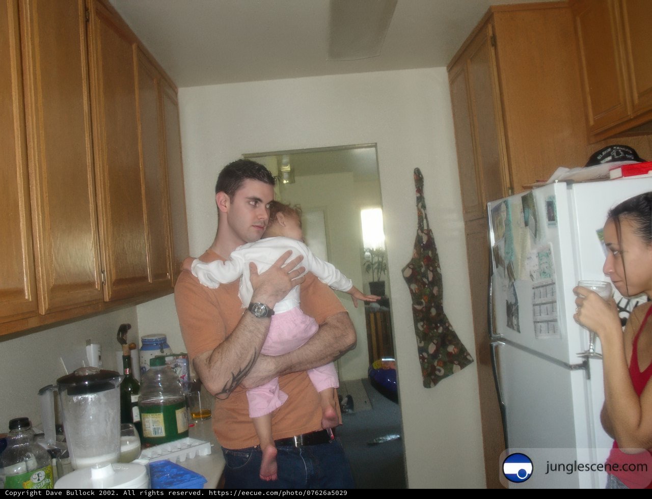 Father and Son in the Kitchen
