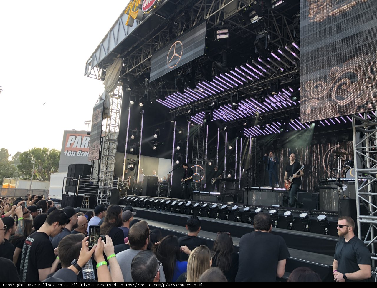 Billy Howerdel Rocks the Stage with the Massive Concert Crowd