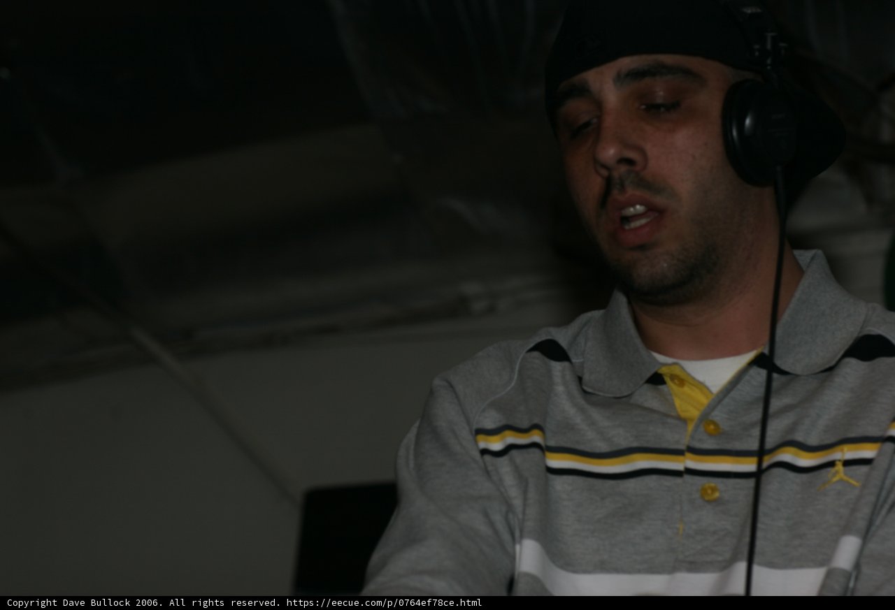 Eric S Recording his Latest Podcast