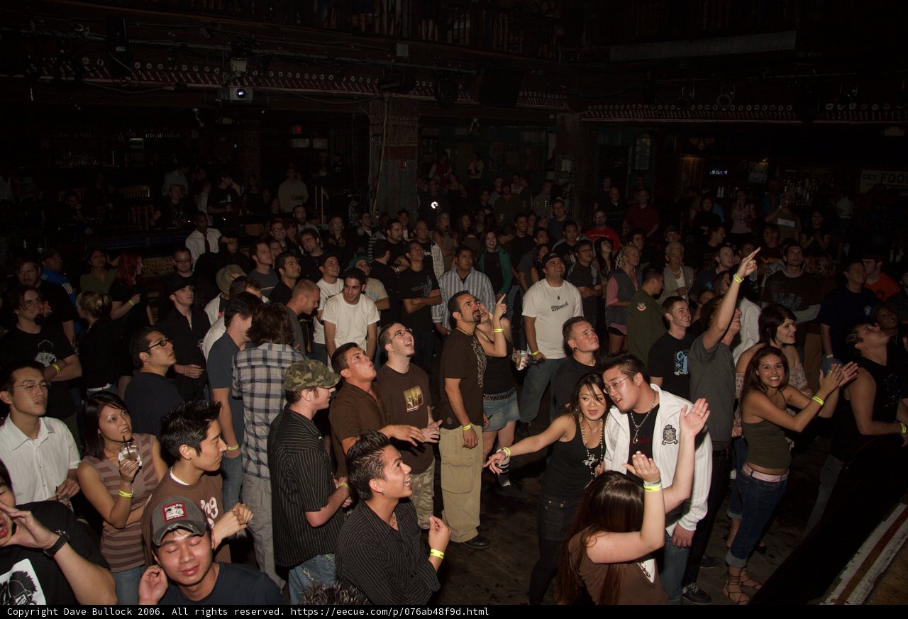 Nightclub Crowd Goes Wild
