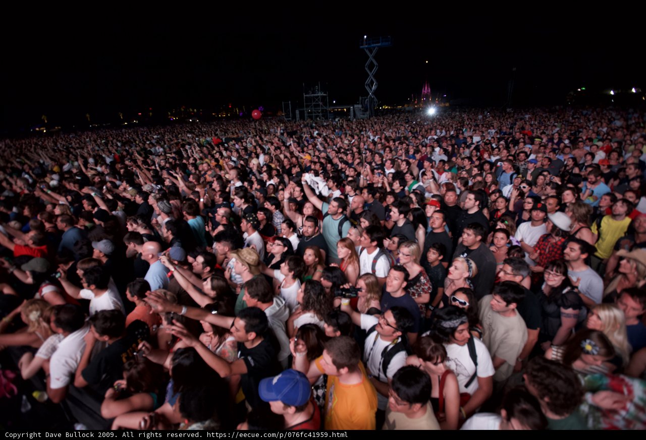 The Electric Night: A Crowd Full of Party-goers