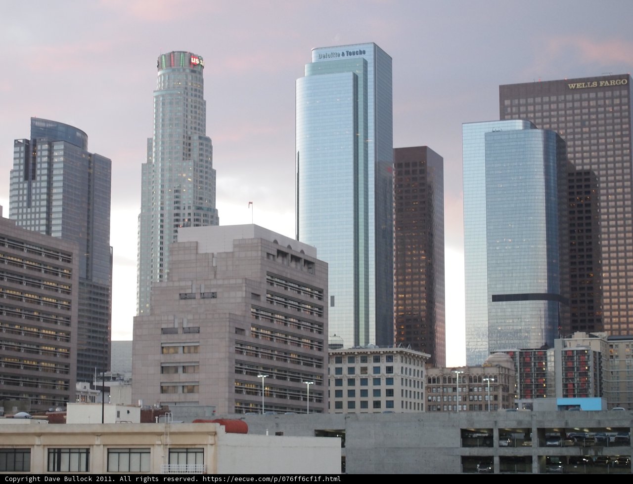 Towering Cityscape at Dawn
