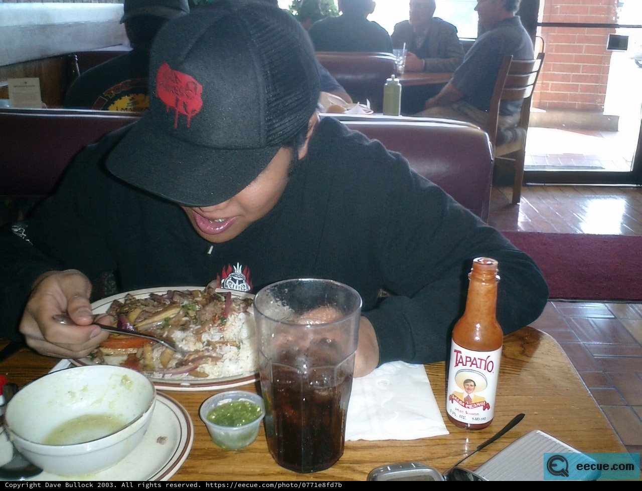 Dining at a Restaurant with Friends