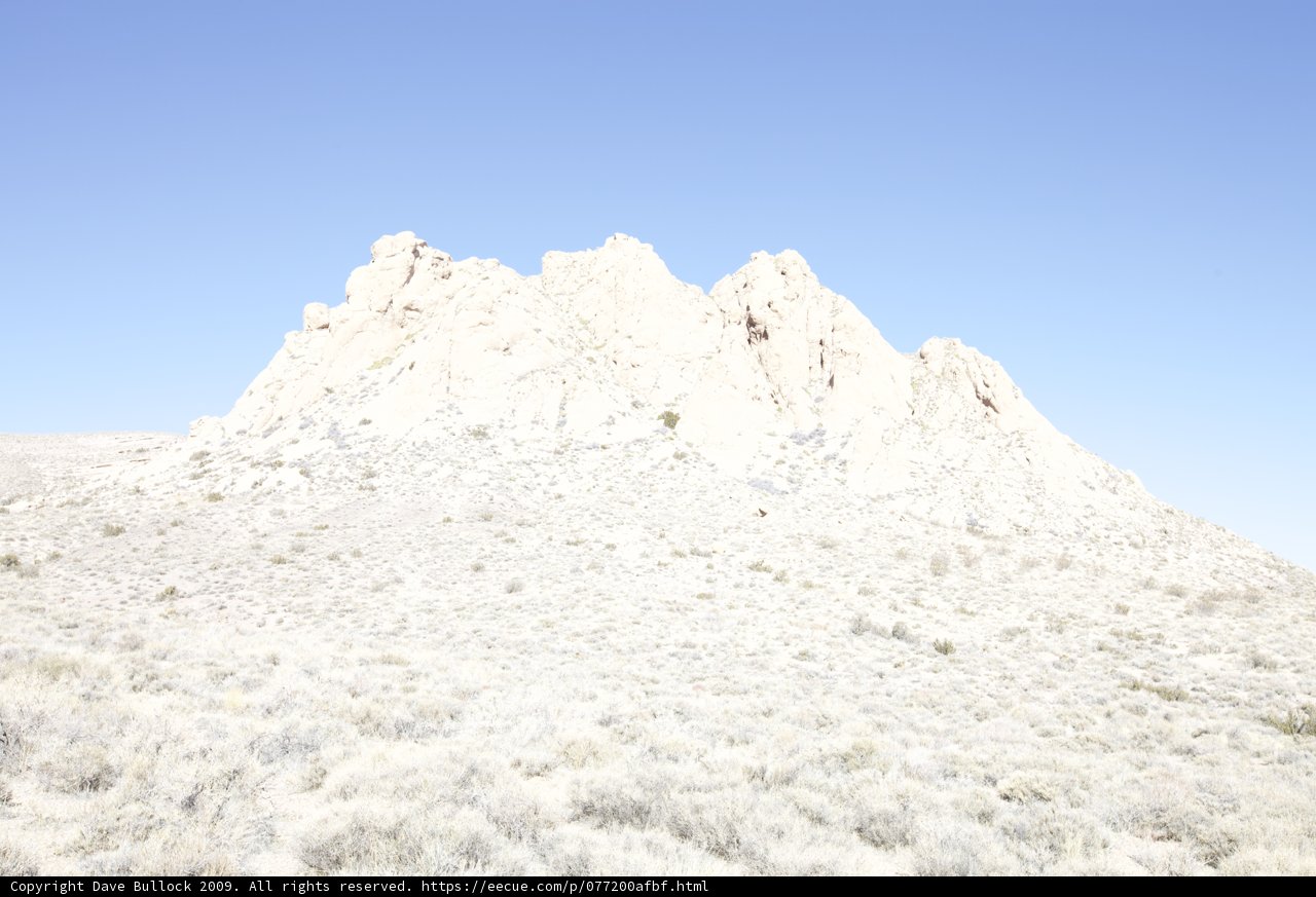 Majestic Rock Formation in Death Valley