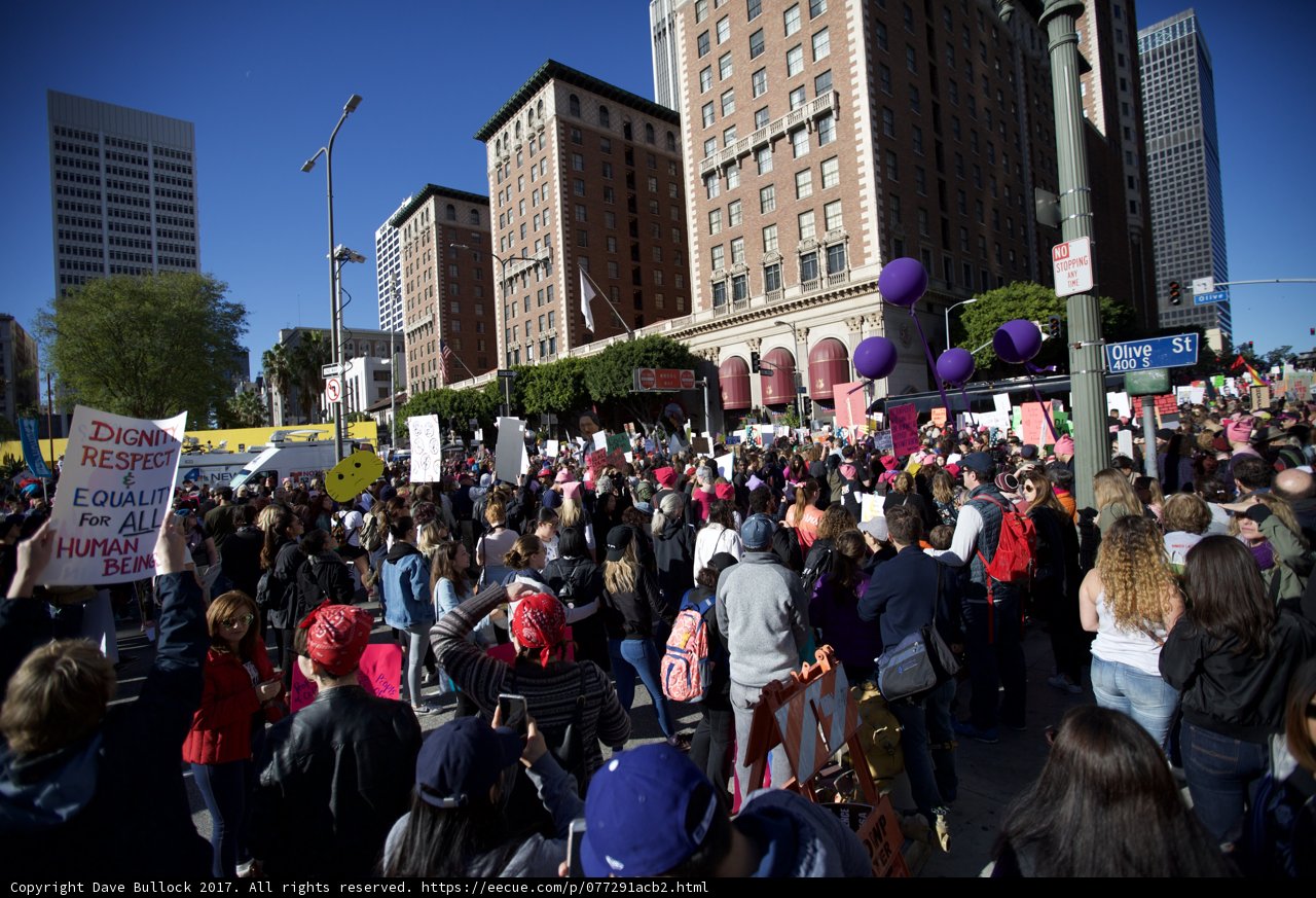 Women March in Los Angeles